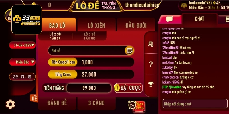 Các loại hình lô đề hấp dẫn, thu hút người chơi tại nhà cái