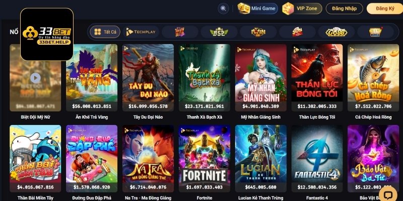 Thông tin khái quát chung nhất về mục nổ hũ 33Bet